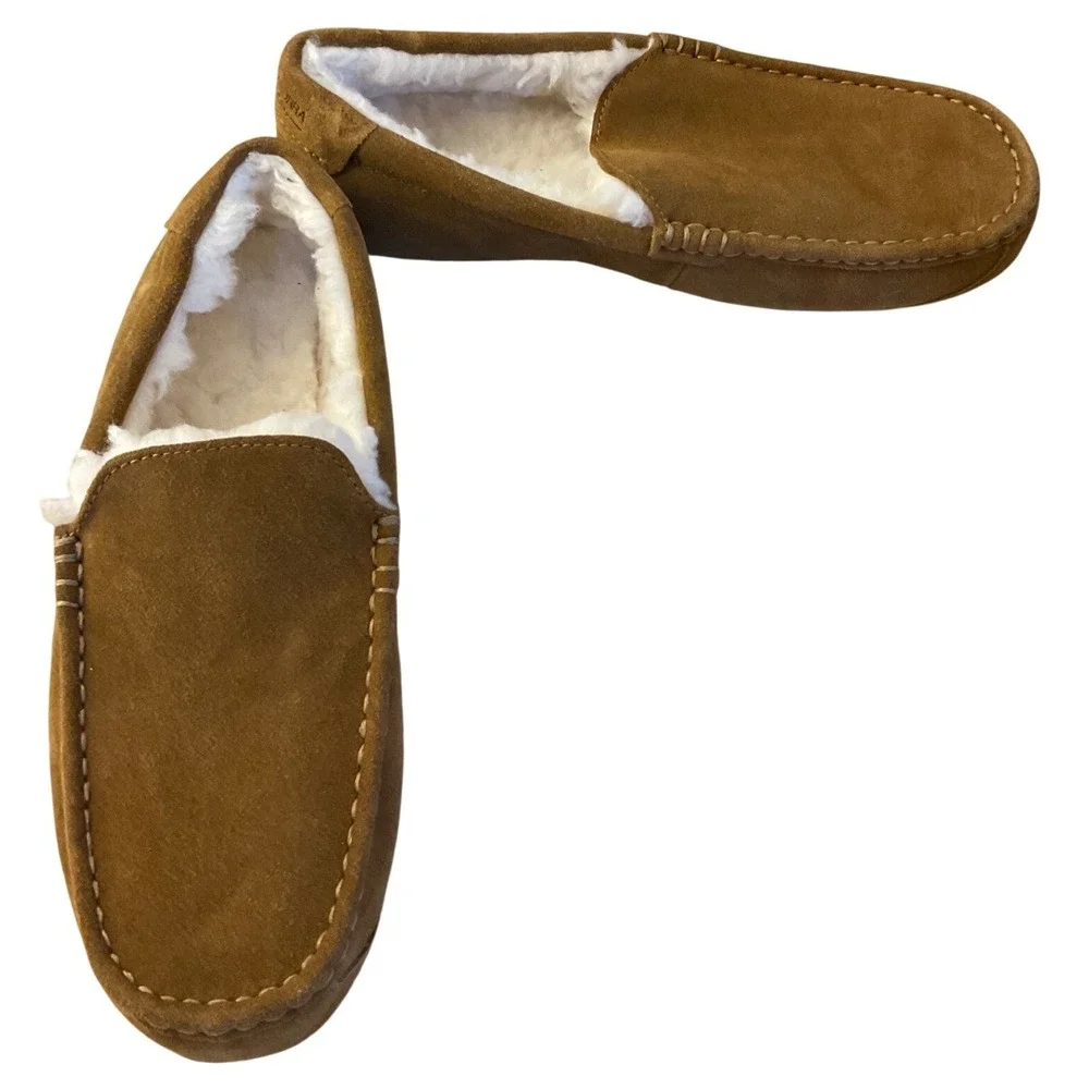 Koolaburra by UGG Tipton Slippers Cabin Cozy Lounge Chestnut Suede 1105893 Cabin